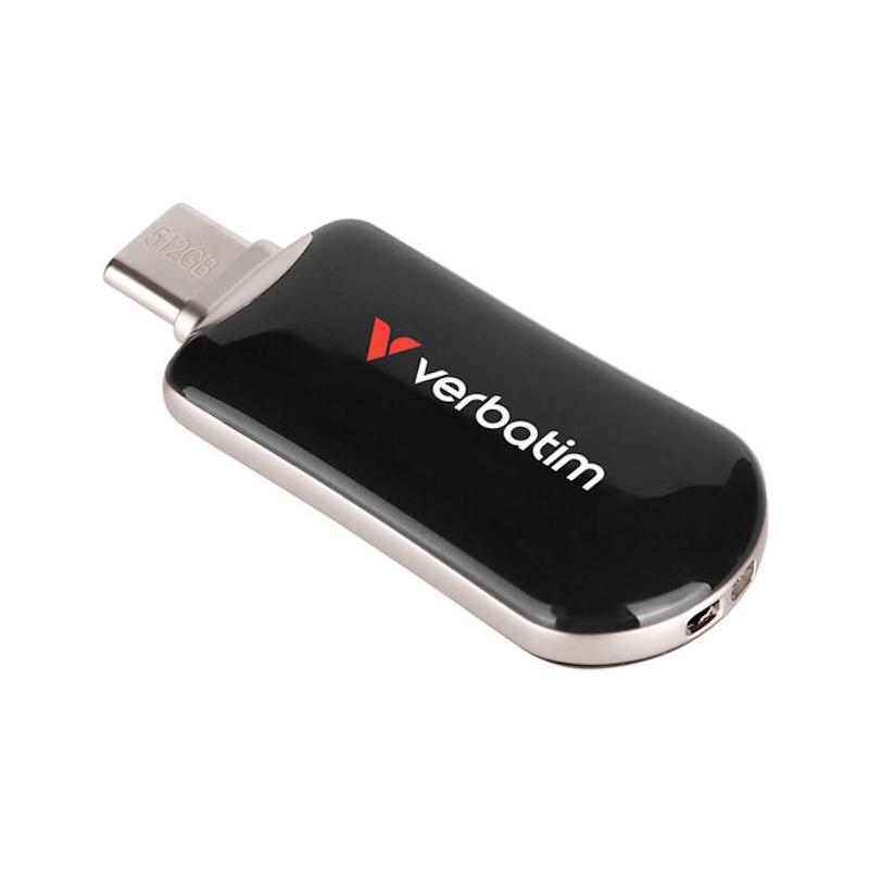 512GB Plectra USB-C Flash Drive – Black