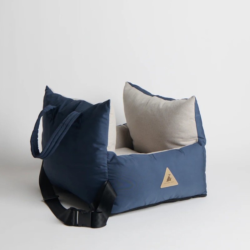 Car Seat Charlie- Navy (One size)