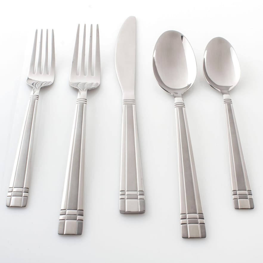 Axis Sand 51-Piece Flatware Set