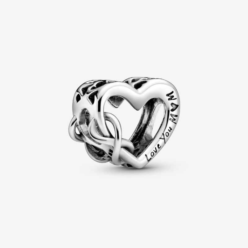 Heart and Infinity Charm