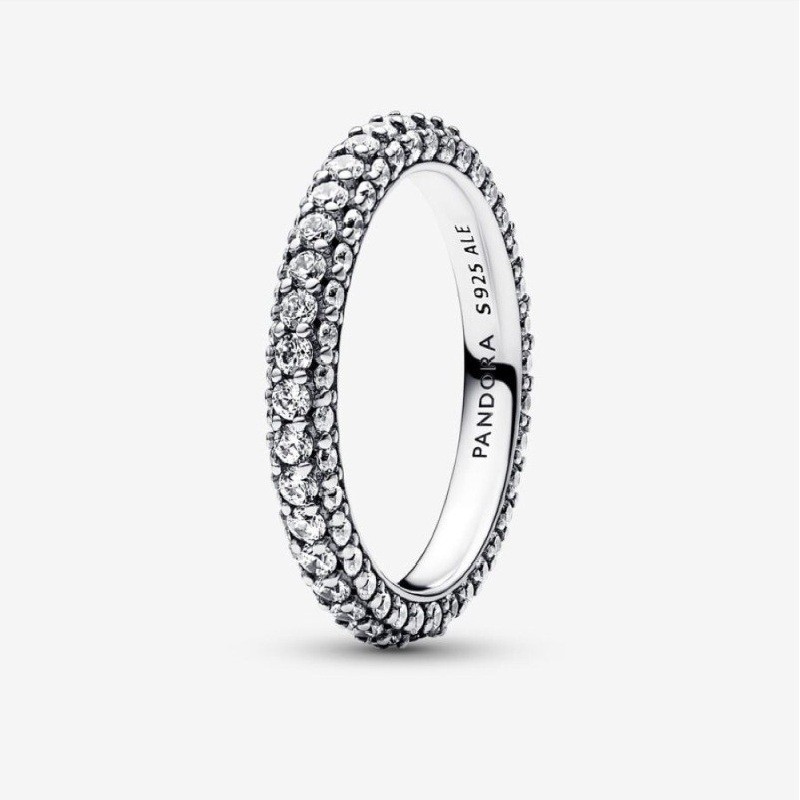 Timeless Pave Single-row Ring, Size 9