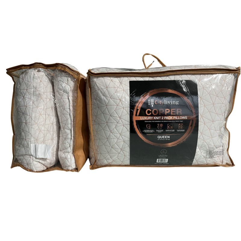 Copper Infused Queen Pillow - (4 Pack)