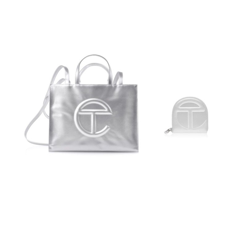 Medium Silver Bag & Wallet Kit