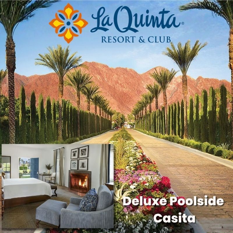Greater Palm Springs California 2 Night Stay - Deluxe Poolside Casita Plus 500 Dollar Resort Credit