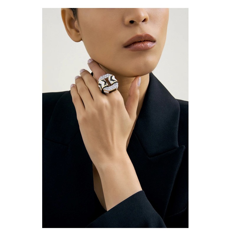 Chevron Ring - Size 7