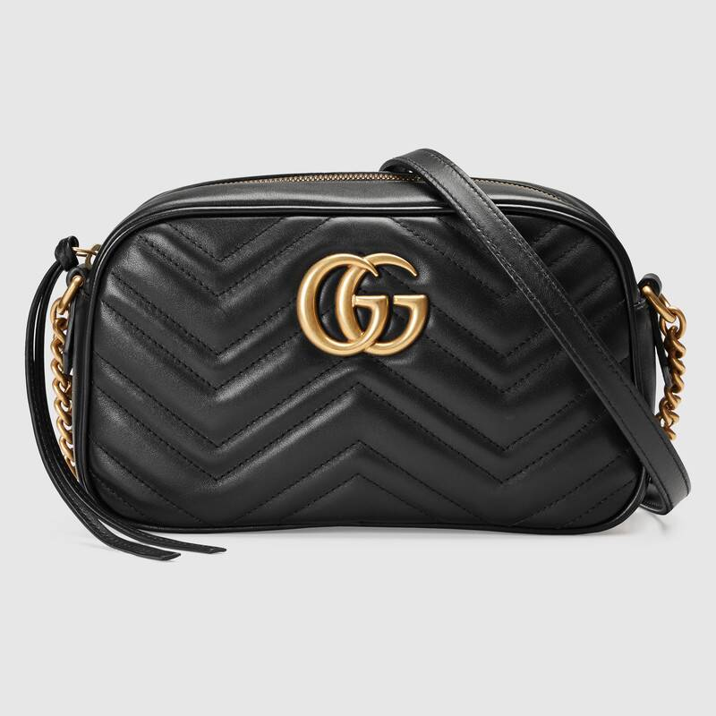 Marmont Small Matelasse Bag -Black