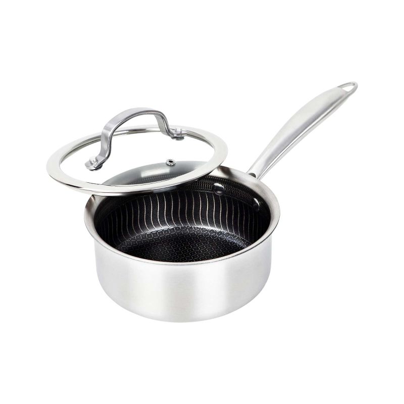 1.5-QT Saucepan w/Glass Lid - SS