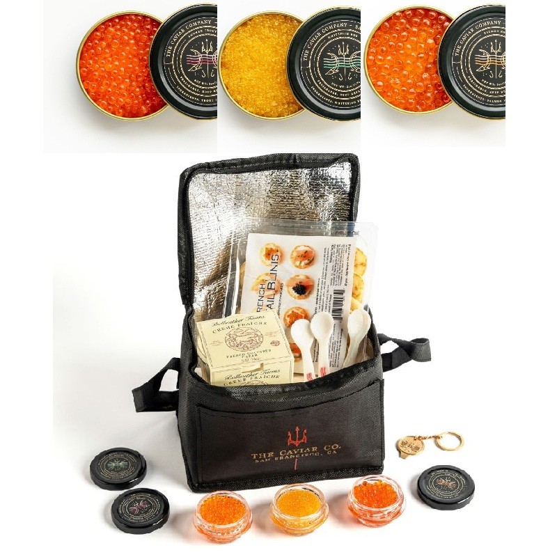 1 oz Whitefish & 1 oz Salmon & 1 oz Smoked Trout Roe