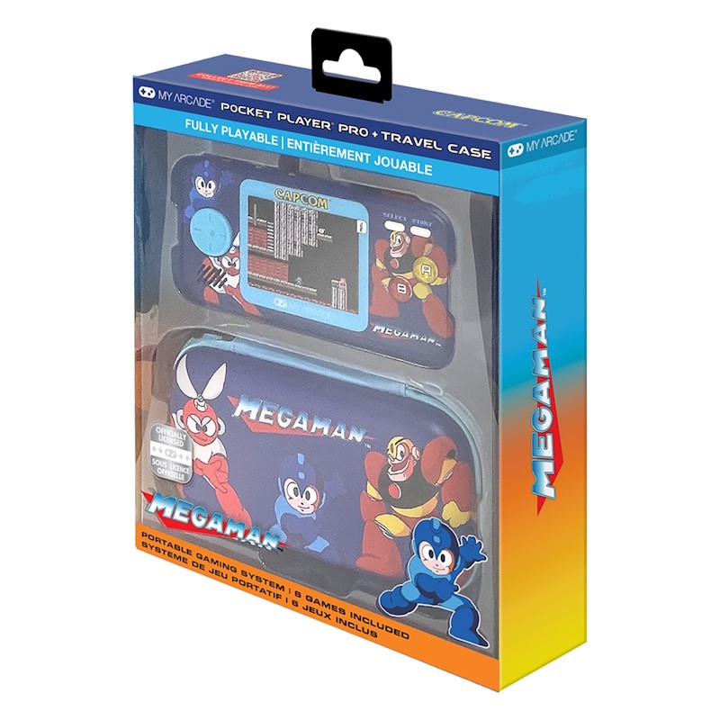 Mega Man Pocket Player Pro with Case