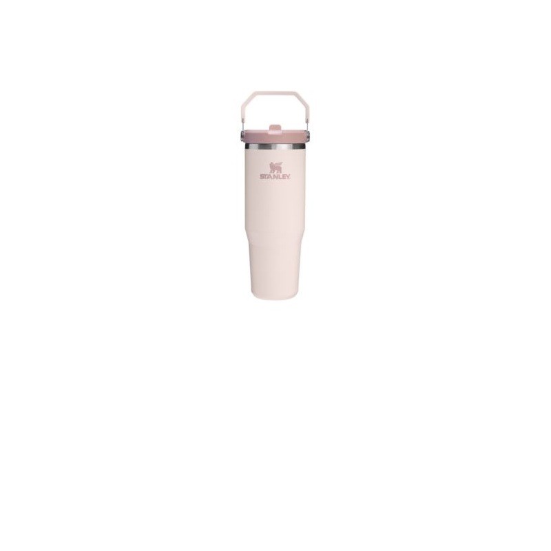 The IceFlow Flip Straw Tumbler 30oz - Rose Quartz
