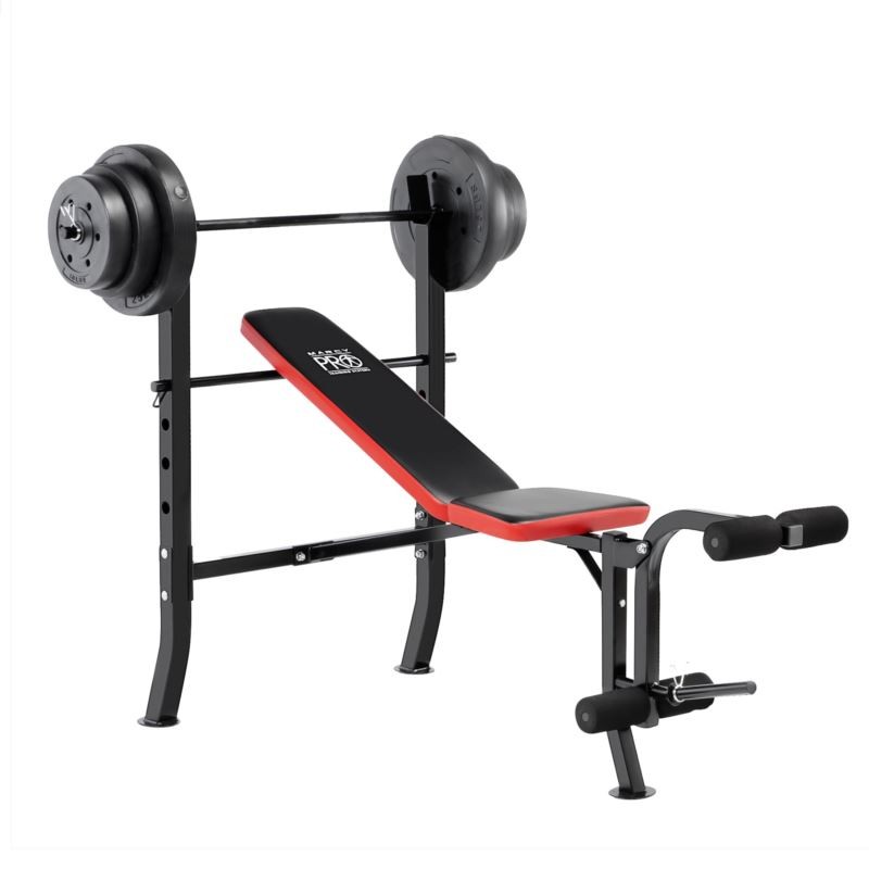 Marcy Standard Bench + 100 lb. Weight Set