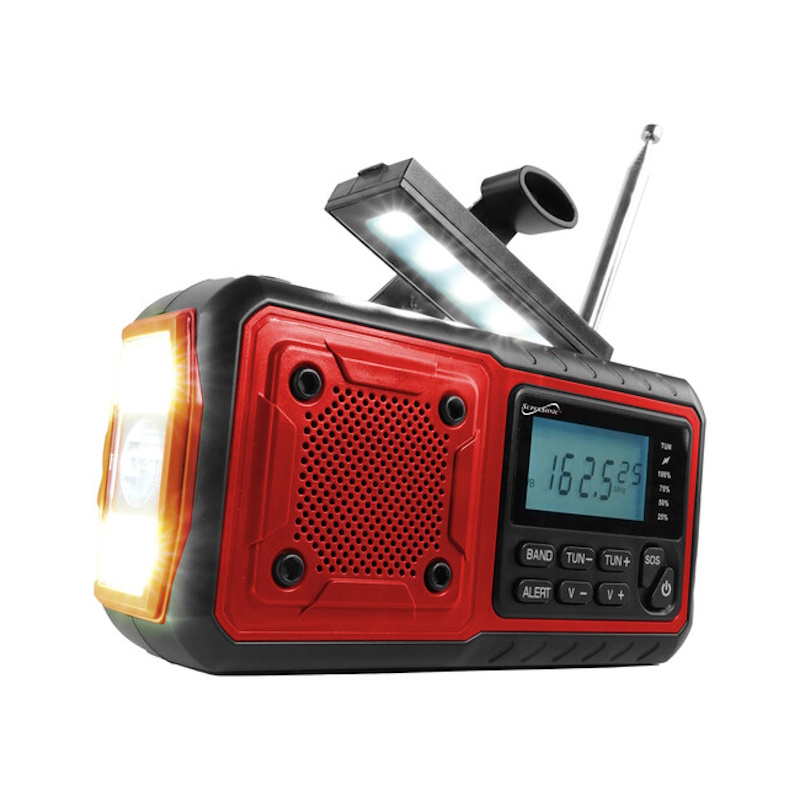Guardian NOAA AM/FM Multi-Powered Emergency Weather Radio with Flashlight