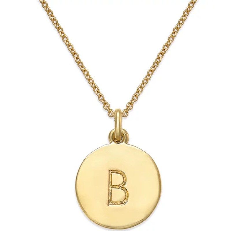 B Pendant - Gold