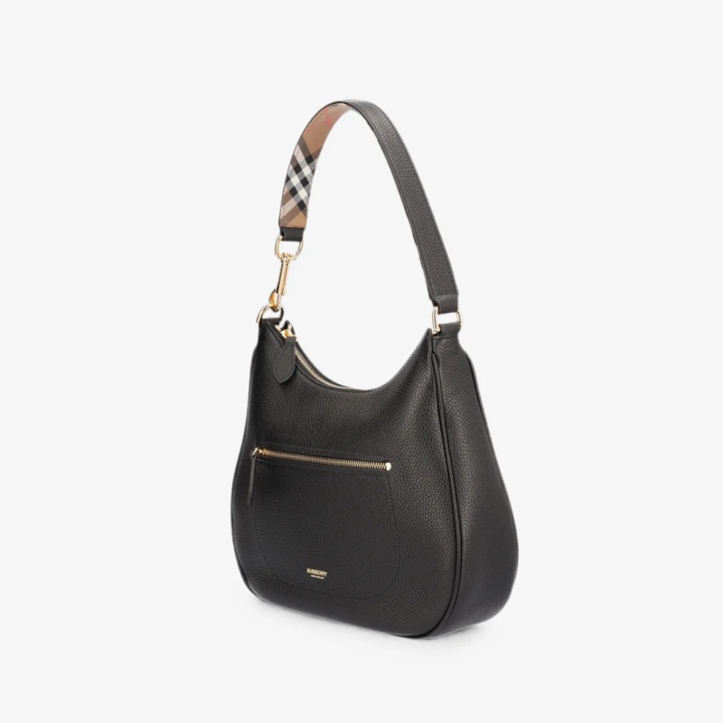 Grained Leather Shoulder Bag
