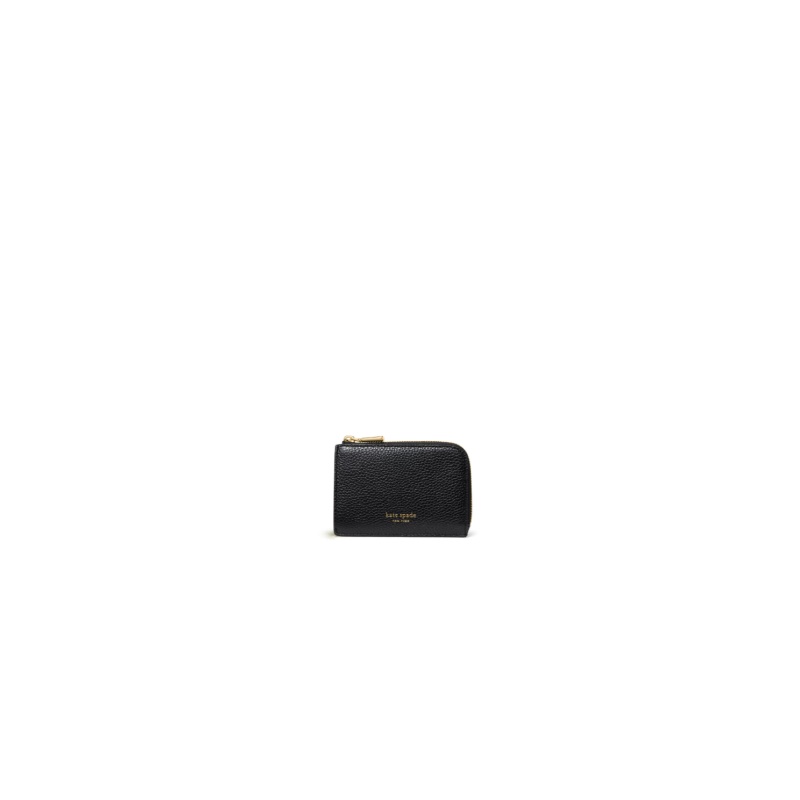 Mini Zip Card Case Black