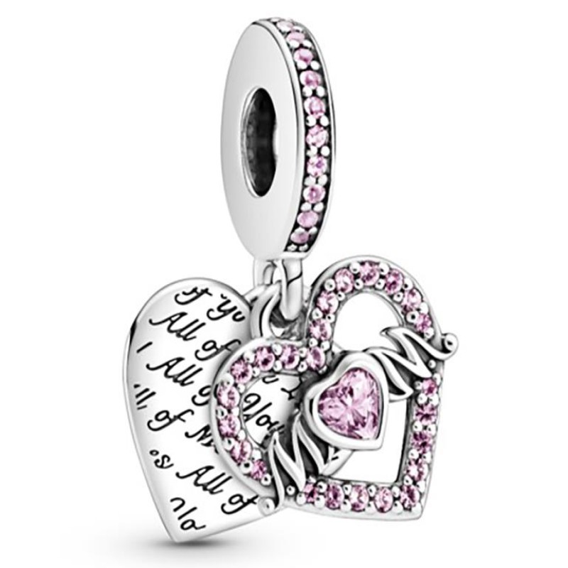 Heart & Mom Dangle Charm  Heart & Mom Dangle Charm