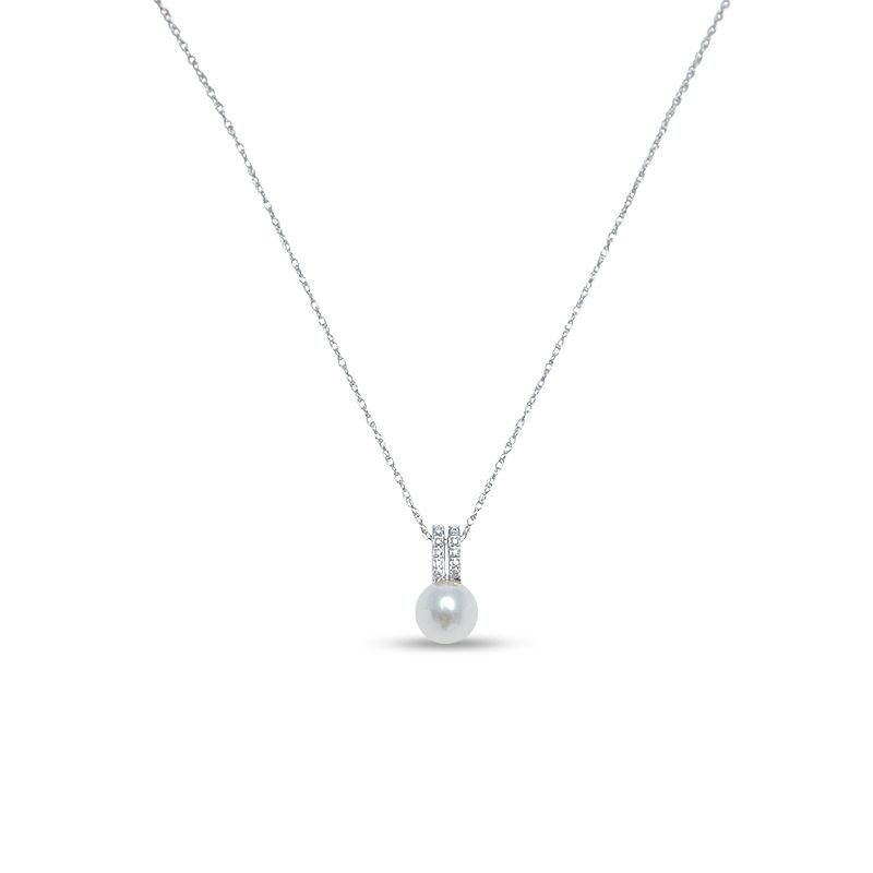 Diamond Mini Bar Necklace