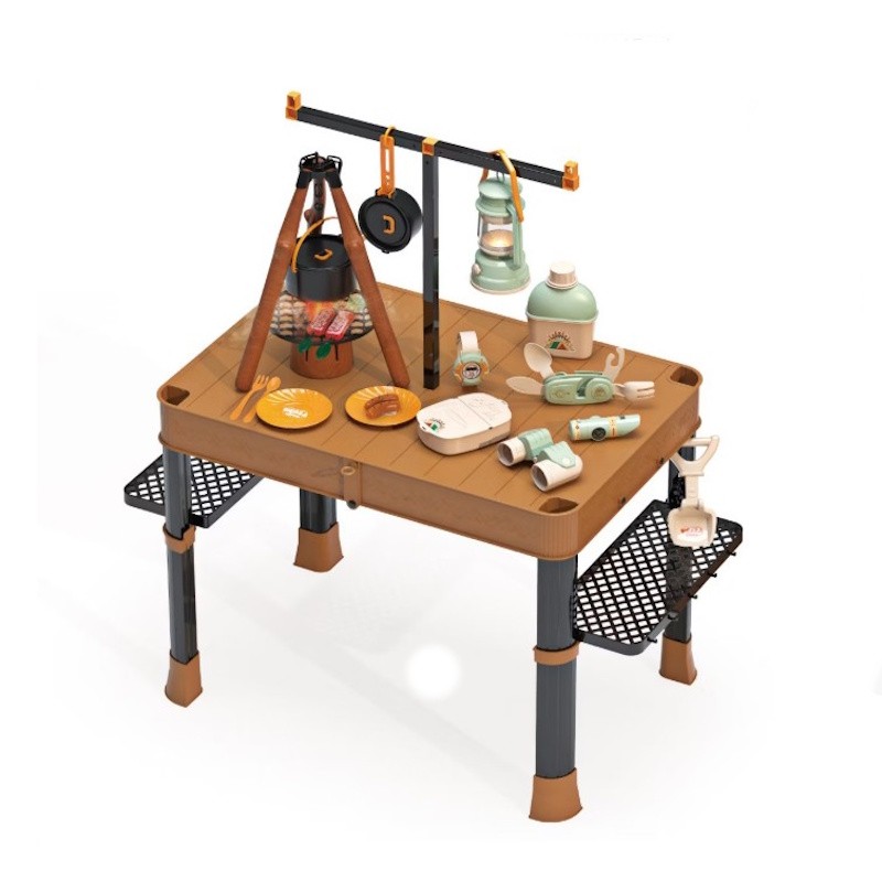 34 Piece Kids Camping Play Set