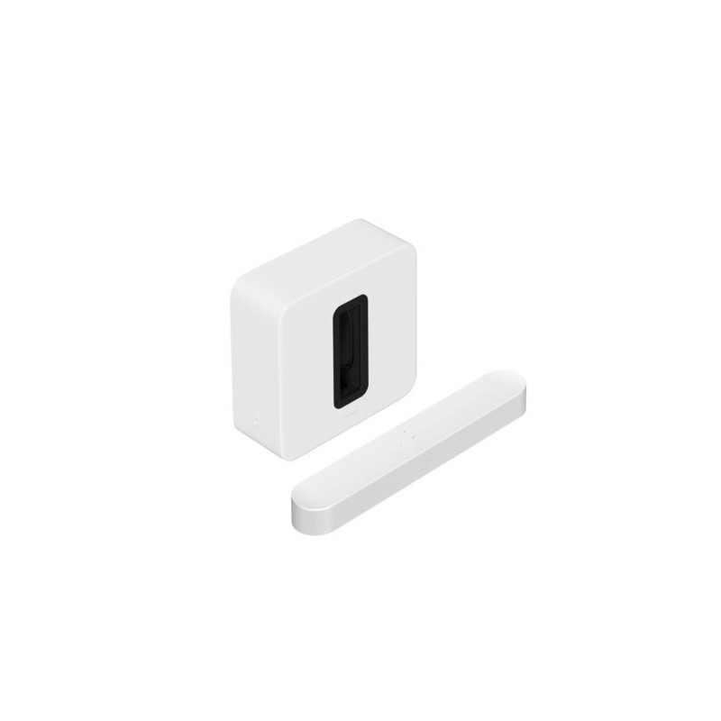 Premium Entertainment Set with Beam Gen 2 & Sub 4 - White