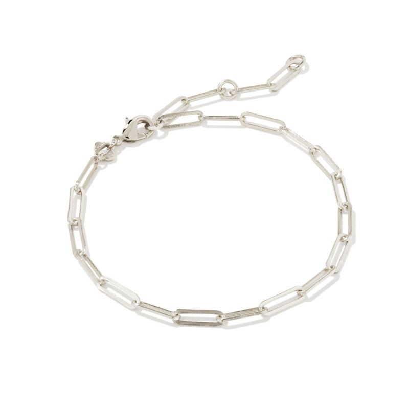 Courtney Paperclip Bracelet in Silver