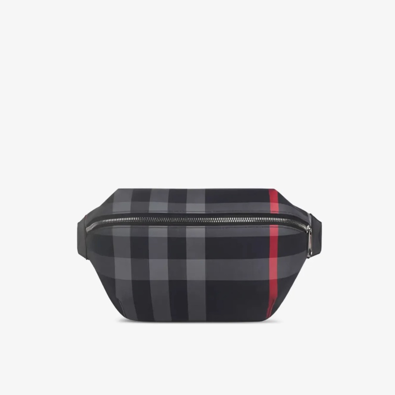 Check Pattern Belt Bag