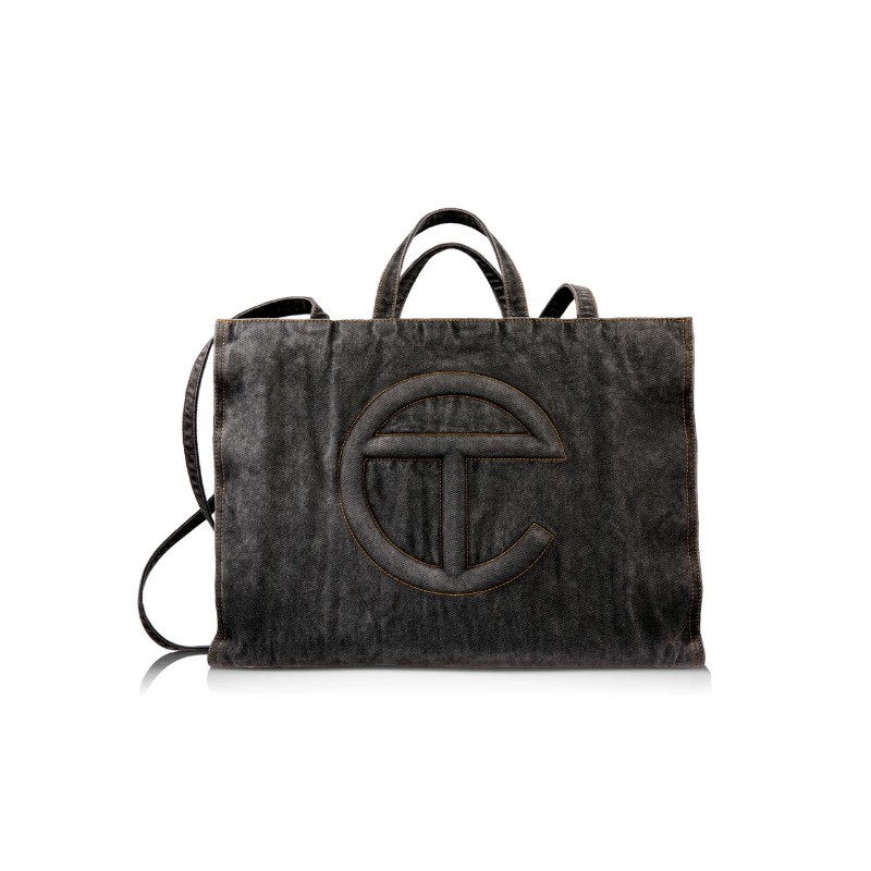 Denim Shopper Large Black