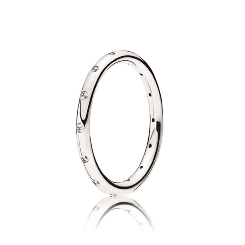 Droplets Clear CZ Size 6 Ring