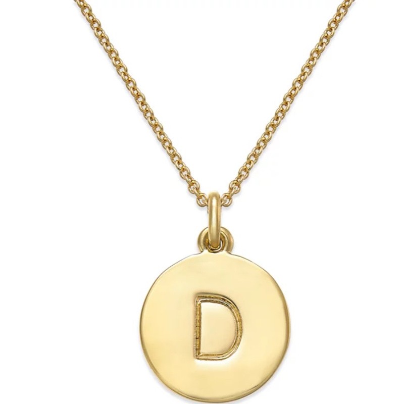 D Pendant - Gold
